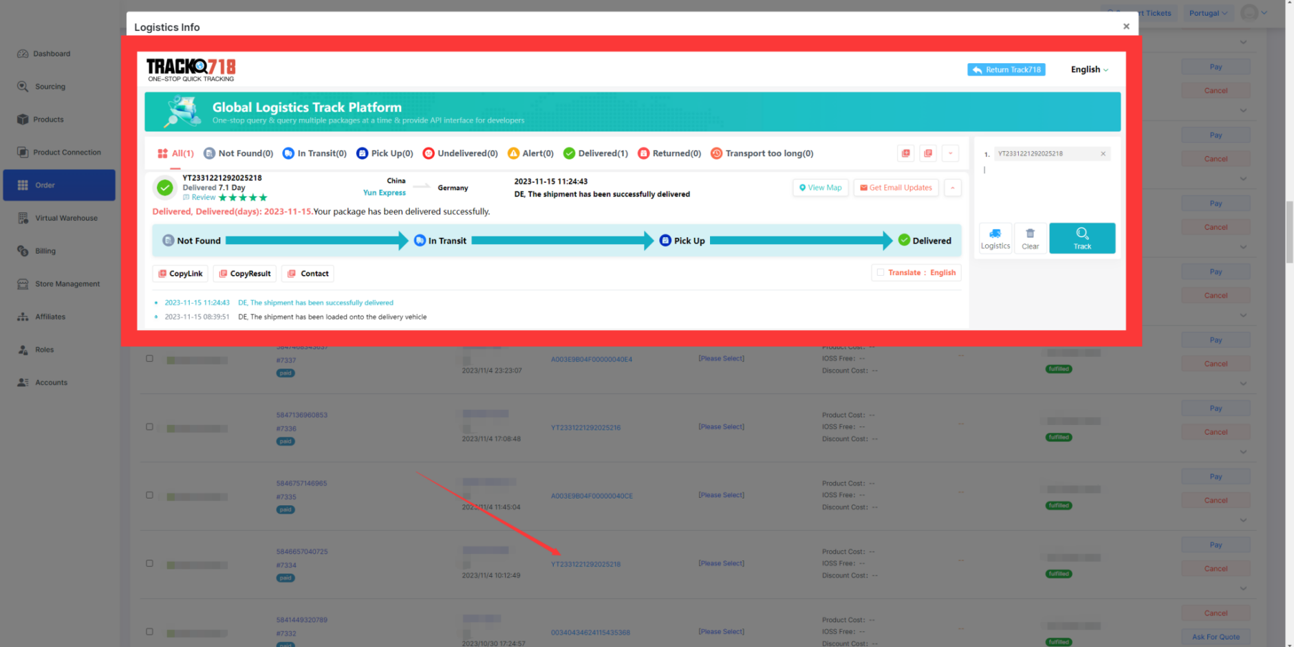 Real-time global tracking